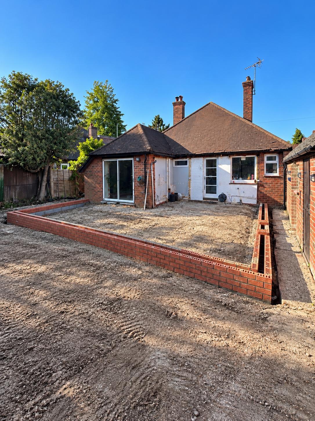 House extension early stages
