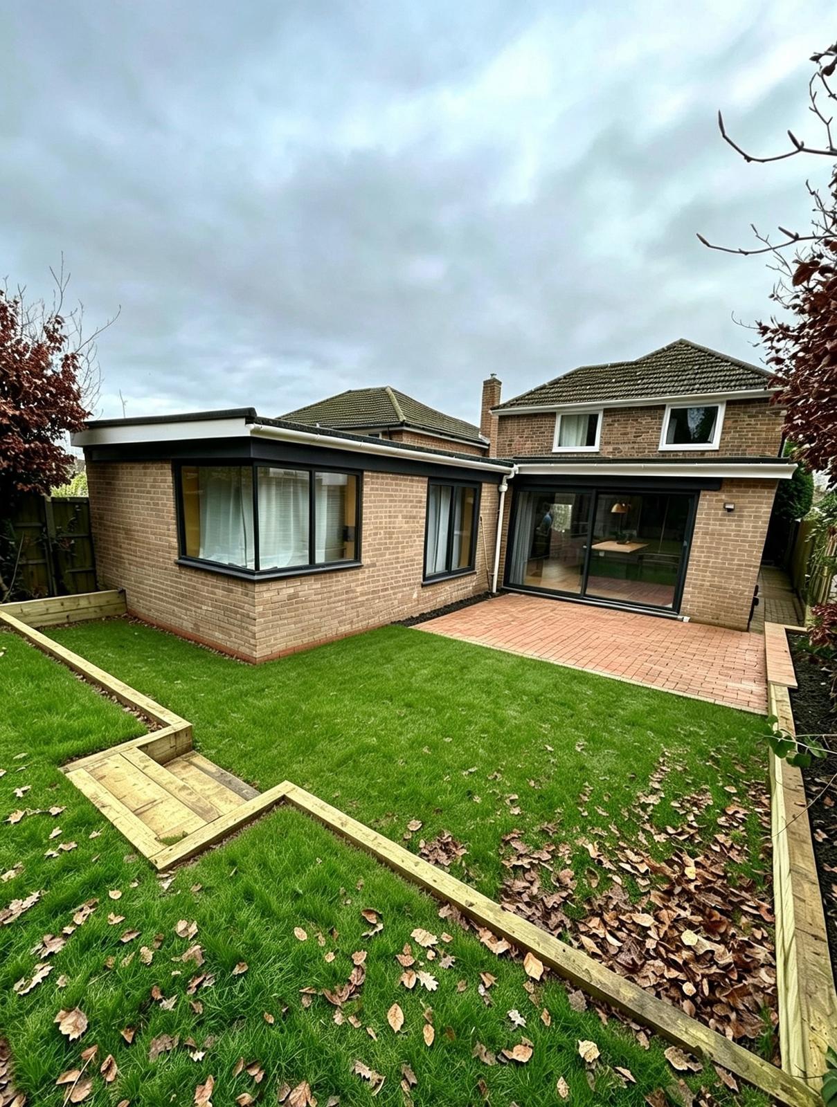 Hous extension completed