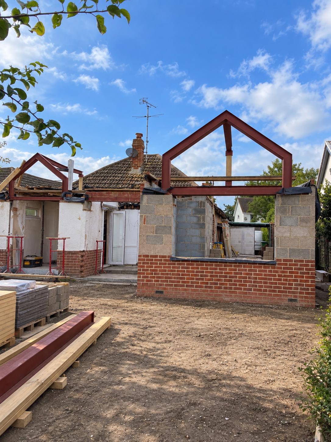 Extension under construction